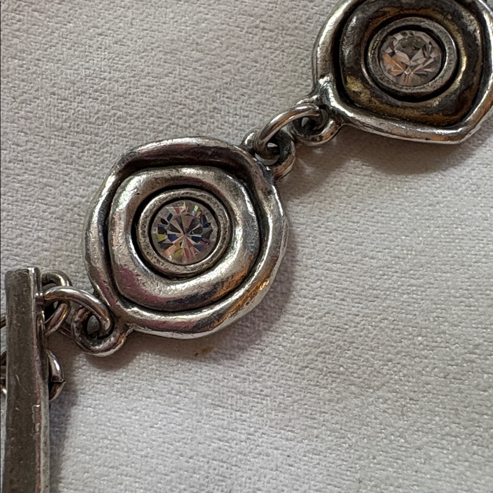 ROOK & CROW Retired Silver ad Bronze Bracelet with Circular Accents - Picture 3 of 7